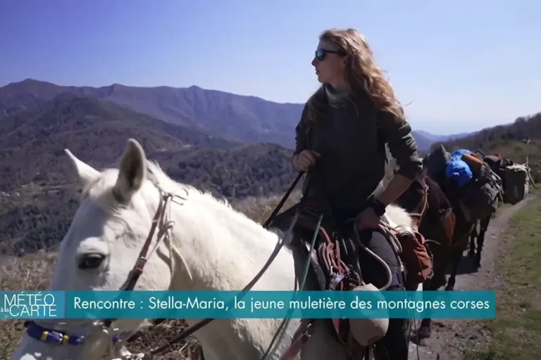 Stella-maria jeune muletière en Corse